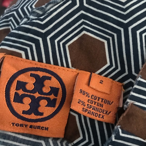 Tory Burch navy and brown - Picture 3 of 5
